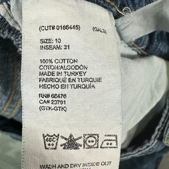 Tommy Hilfiger Denim Womens jeans Size 31 Straight Leg Dark Blue Jeans 10 - Picture 12 of 14